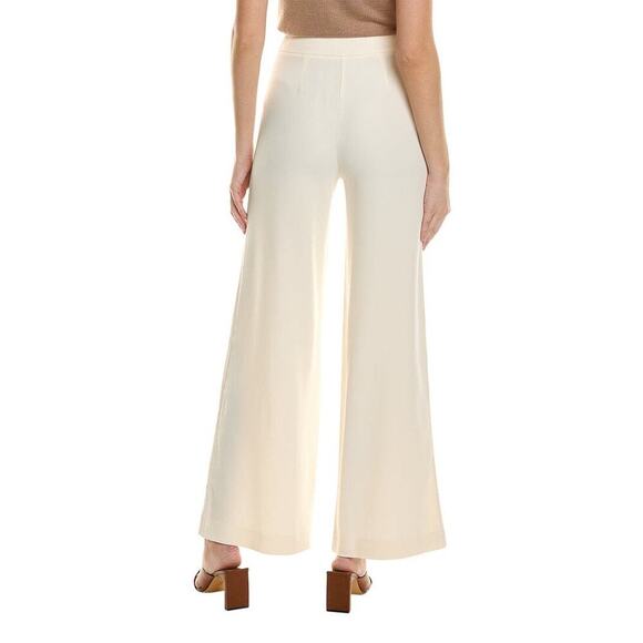 Boden Fluid Wide Leg Trouser in Ivory Size 10L - Picture 2 of 8